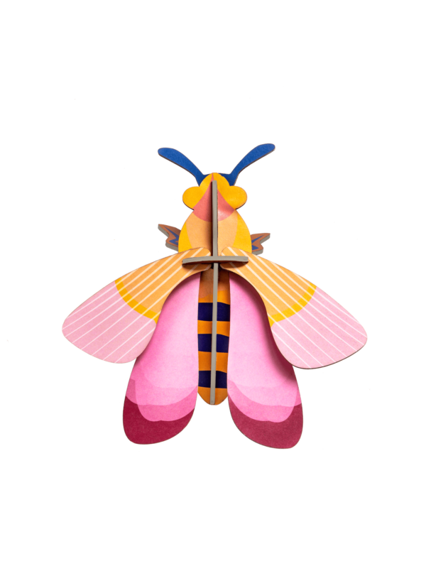 Ružová včielka (Pink Bee) - Farebné nástenné dekorácie - Image 2